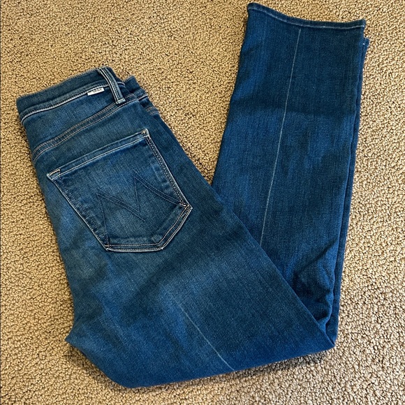 MOTHER High Rise Blue Jeans - Picture 3 of 8